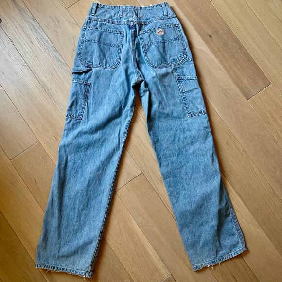 Vintage Guess Baggy Carpenter Jeans Light Wash Size 28 Made in the USA - Picture 2 of 12